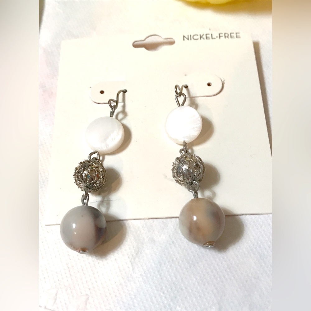 Beaded Dangling Earrings